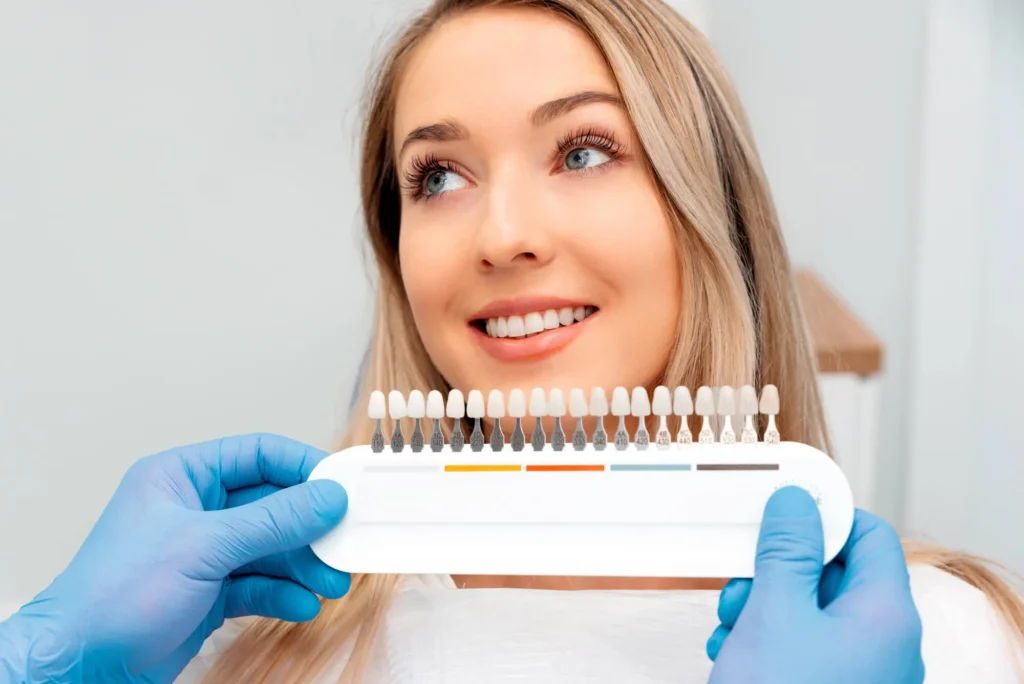 cosmetic dentist walnut creek talking to patient