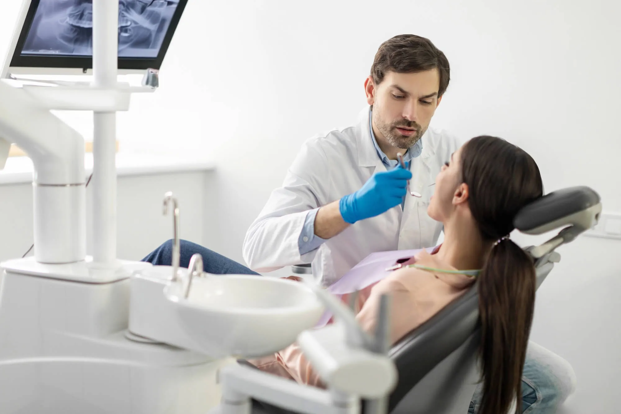 walnut creek dentist at work
